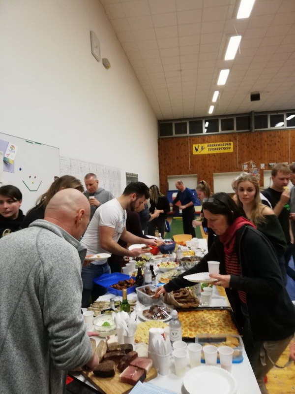 3 Tini Trautmann Eröffnung des Buffets zum 5. Neujahrsempfang